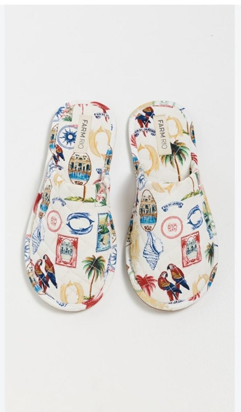 Farm Rio Printed Hotel Slipper EU 36